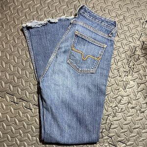 Kimes Jennifer Stylish Blue Jeans for Women 4/32 I cut the hem off more like. 31